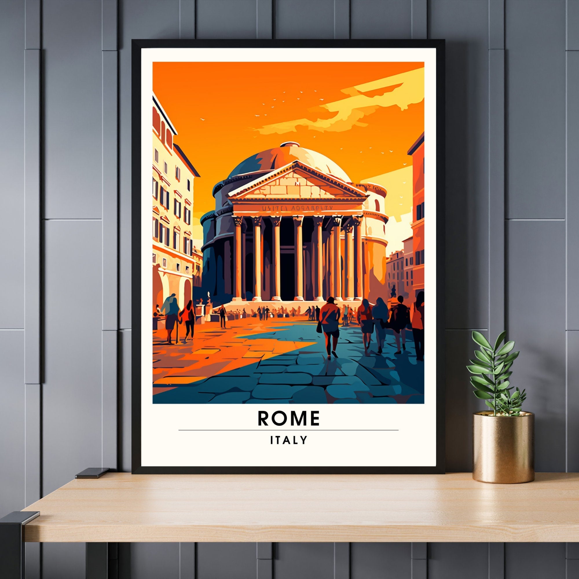 Affiche Rome | impression de voyage Rome  | Impression Rome | Affiche Italie